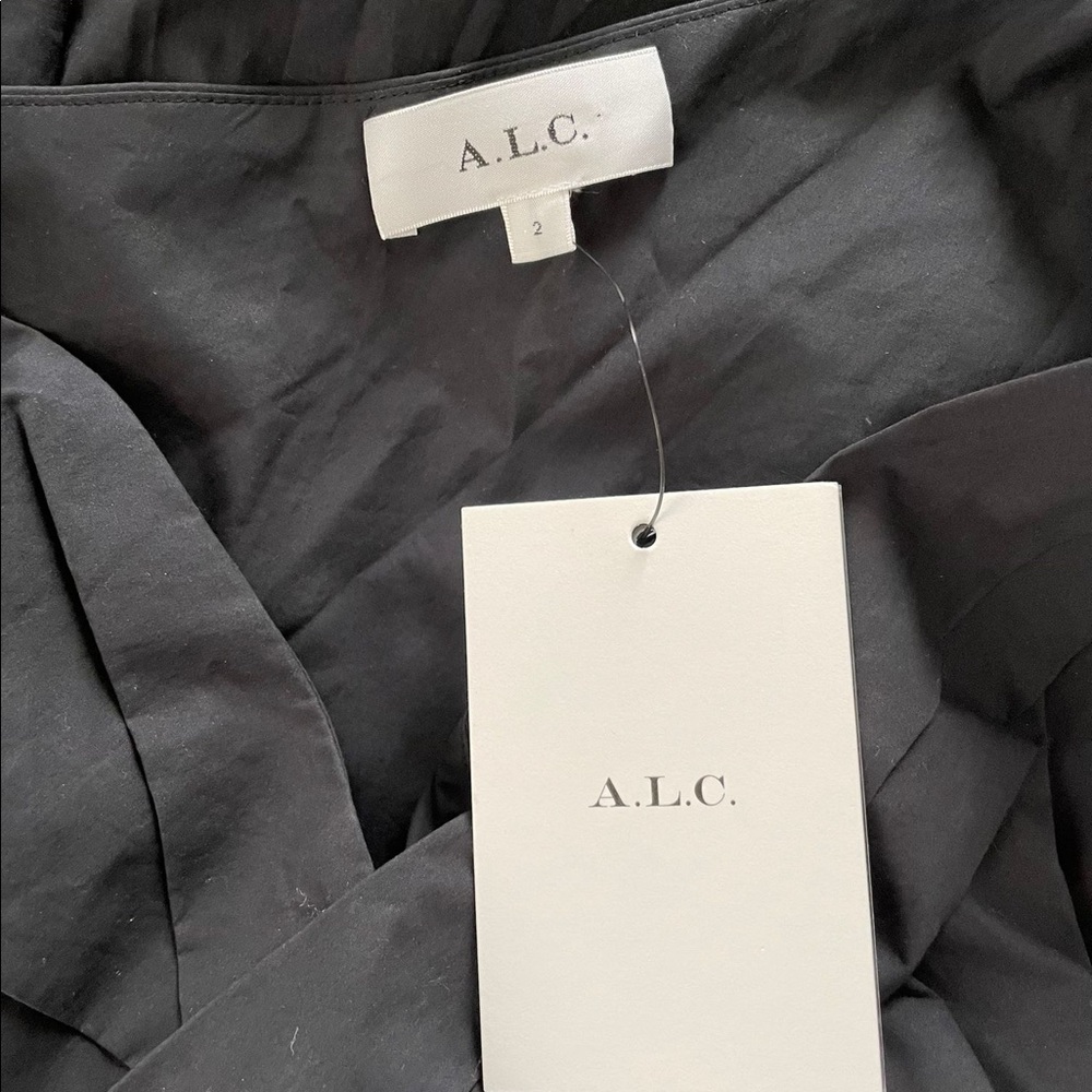 NWT A.L.C. Athelia Black Jumpsuit sz 2 - Picture 12 of 14